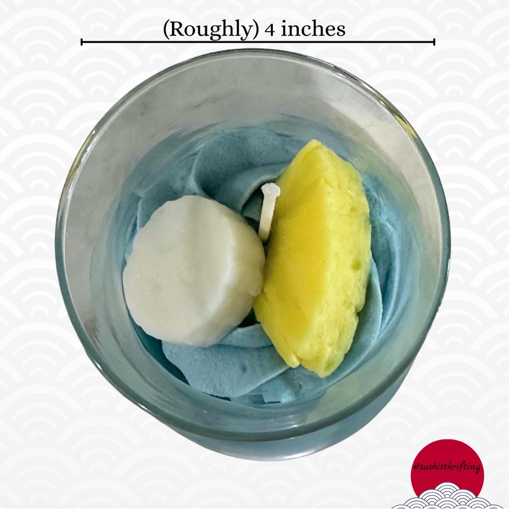 Blue Hawaiian Pineapple Daiquiri Candle - Picture 3 of 10